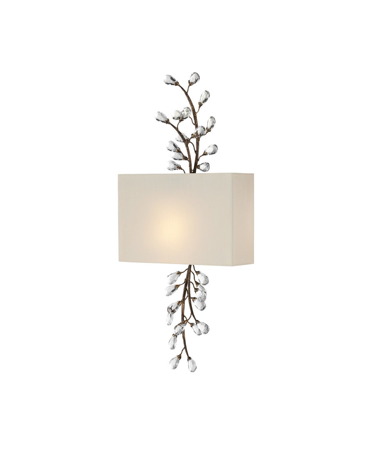 Crystal Bud Tall Wall Sconce